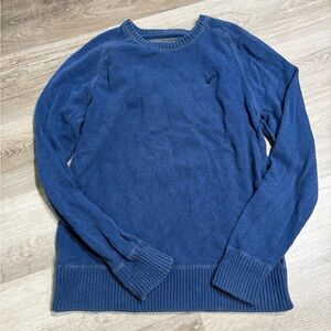 American Eagle Outfitters Men's Navy Crewneck Sweater